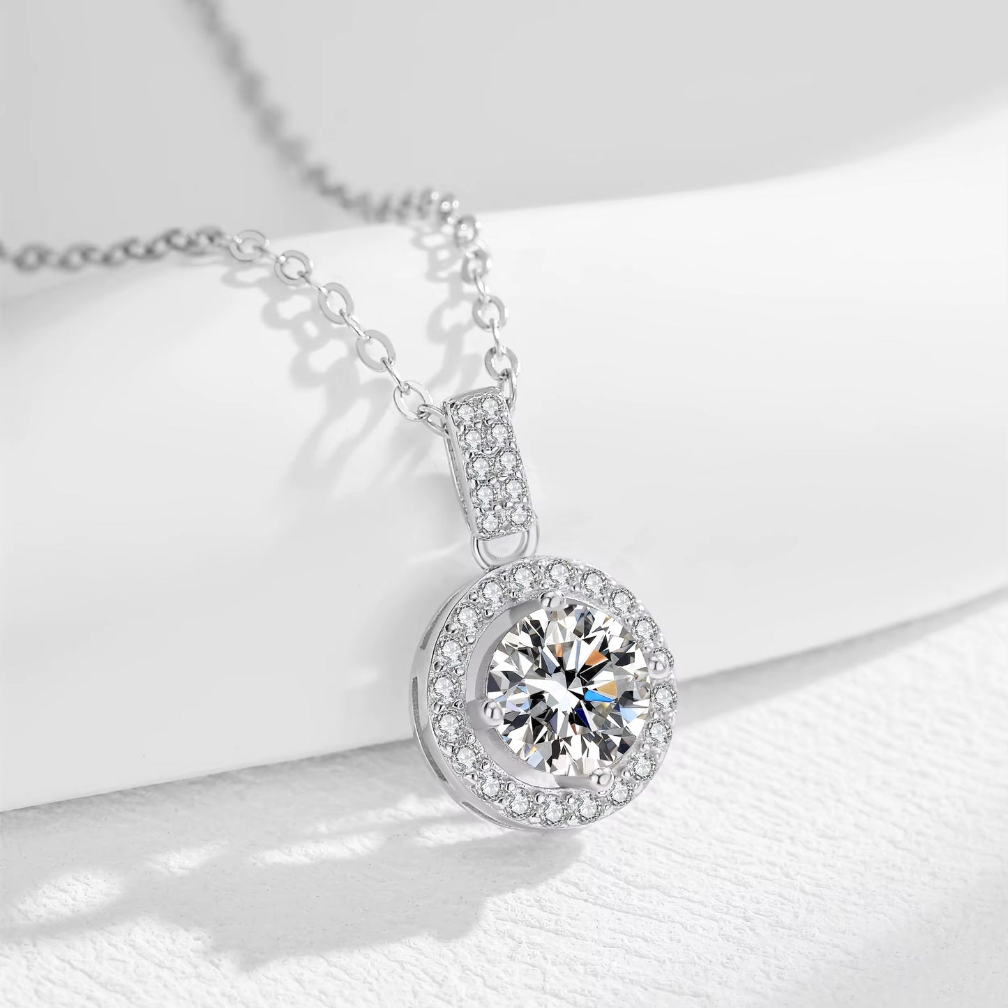 Halo Round Pendant
