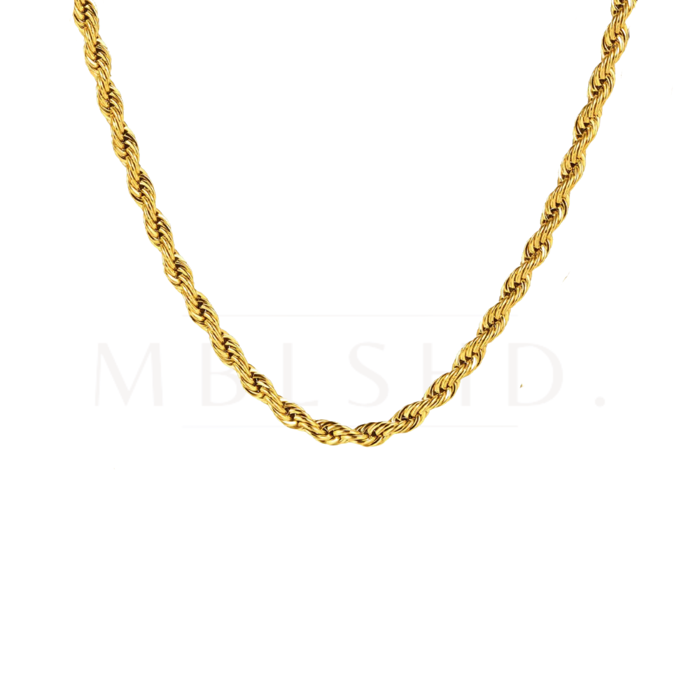 Twisted Rope Necklace 5mm