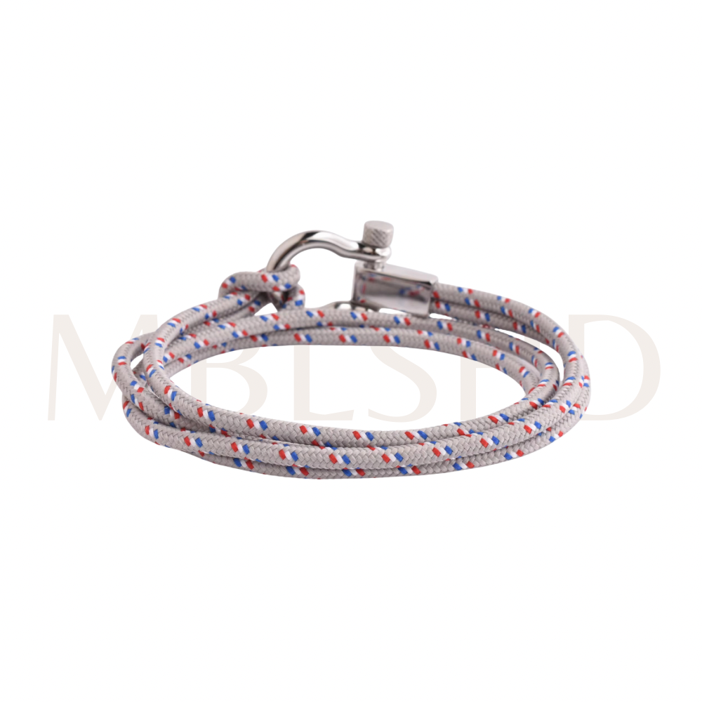 Gray Sail Shackle Bracelet
