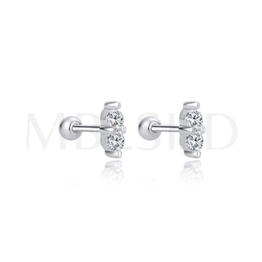 Double Round Piercing ( 1 piece )