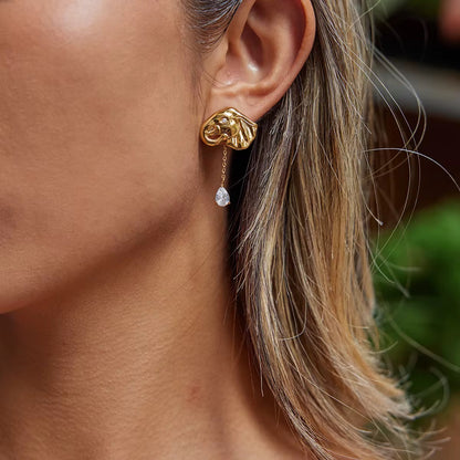 Elephant Drop Earrings