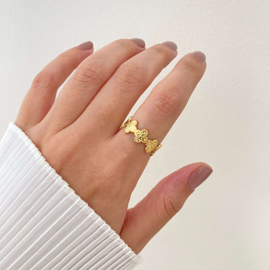 Clover Open Ring