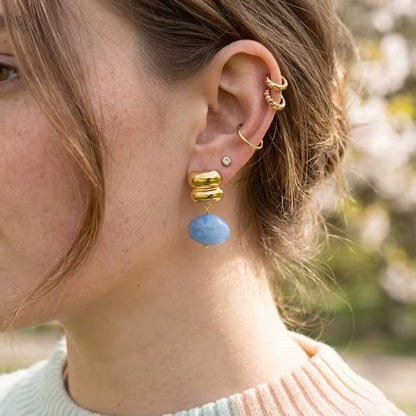 Capri Blue Drop Earrings