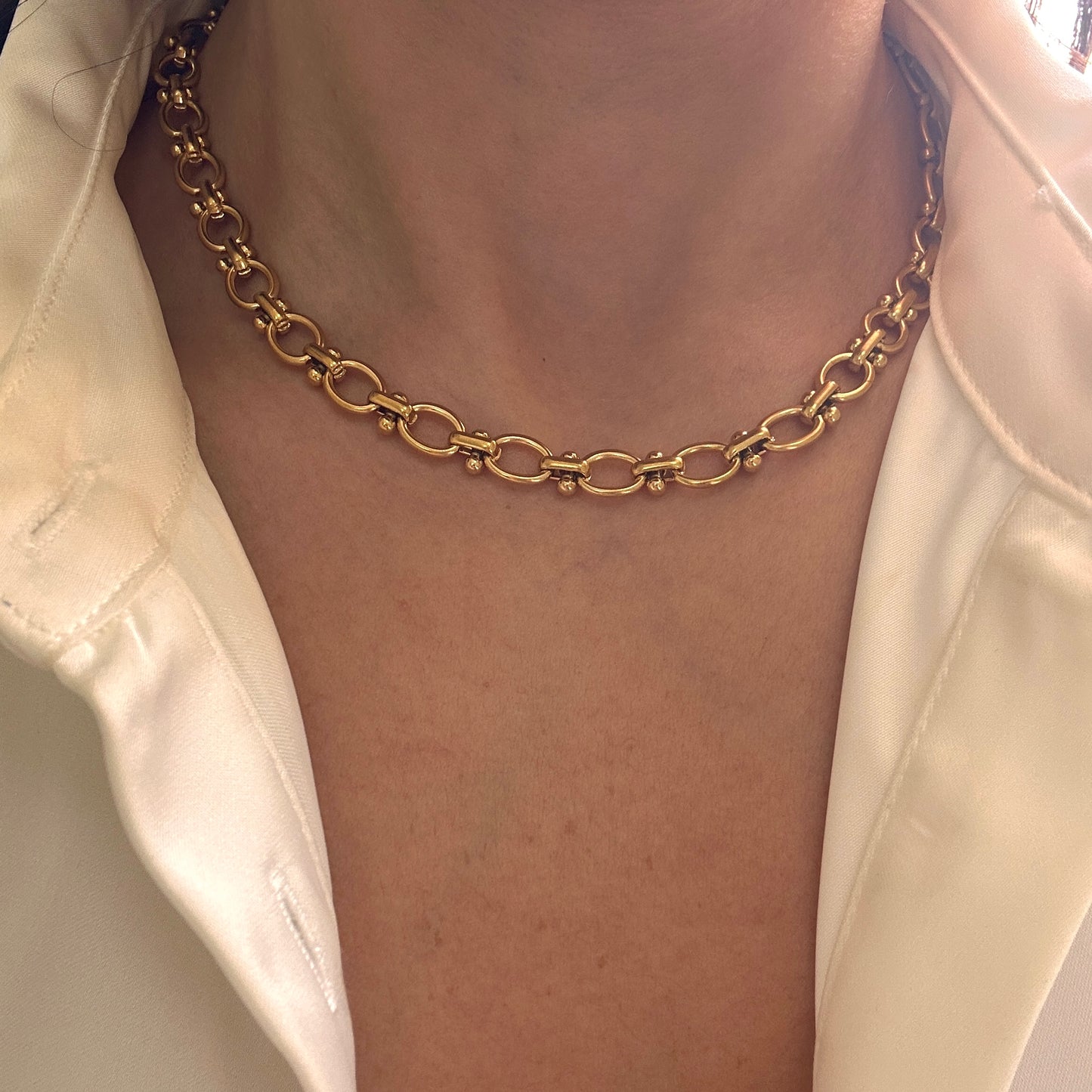 Bold O Chain Necklace