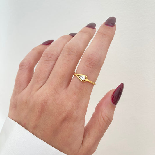Drop Knot Ring