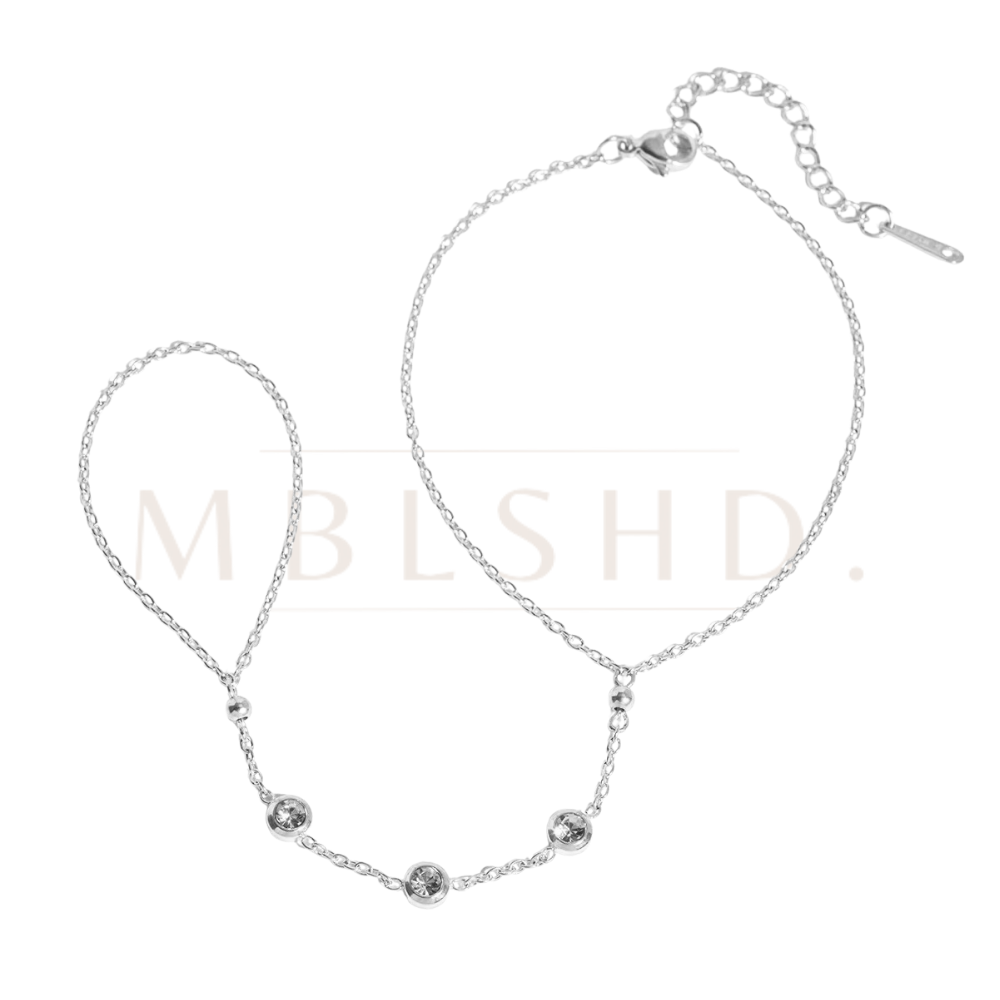 Triple Dot Silver Handchain