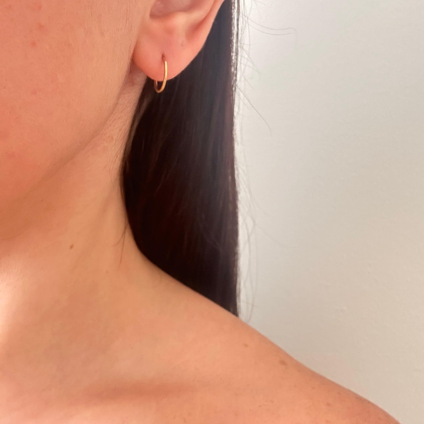 Thin Hoop Earrings