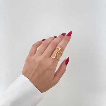 Irregular Hollow Ring