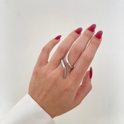 Silver Serpent Ring