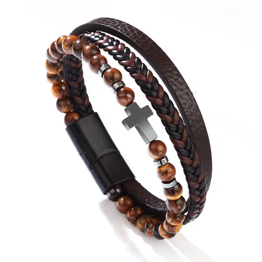 Triple Cross Bead - Men