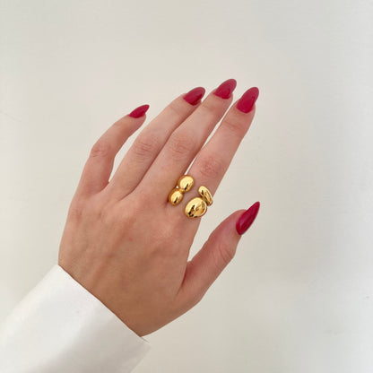 Golden Chunky Ring