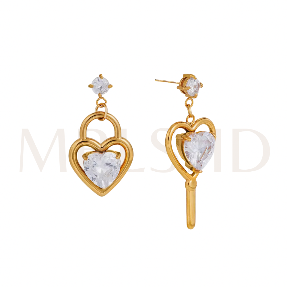 Key to My Heart Earrings