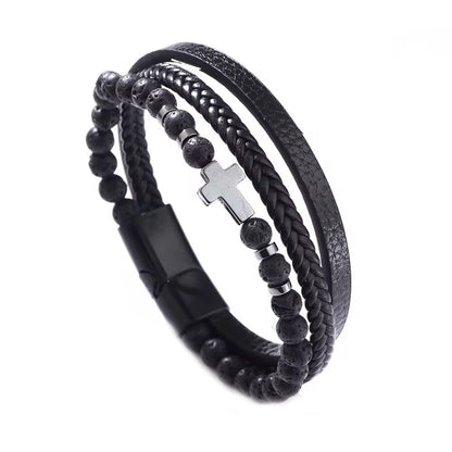 Triple Cross Bead - Men