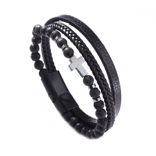 Triple Cross Bead - Men