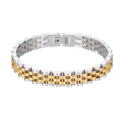Watch Strap - Silver & Gold - Men