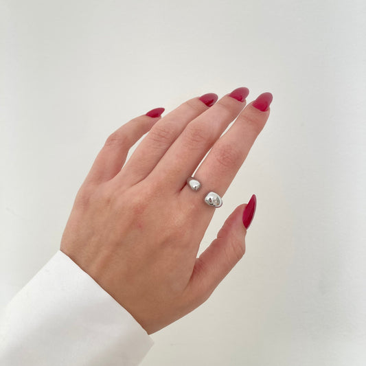 Irregular Ring -Silver-