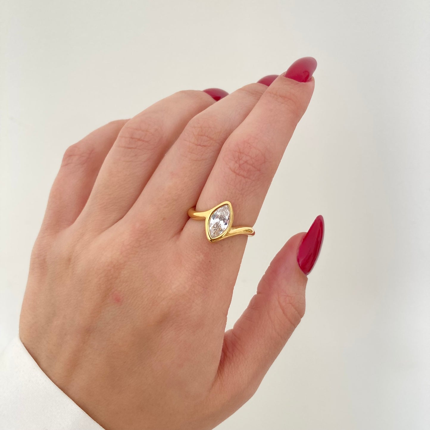 Marquise Cut Statement Ring