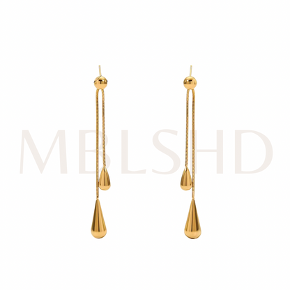 Double Drop Dainty Earrings
