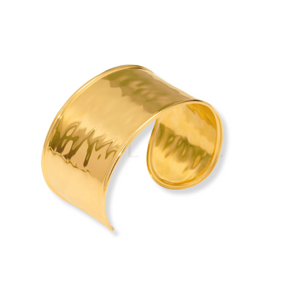 Sleek Gold Cuff Bangle