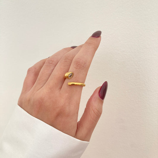 Zircon Wrap Ring
