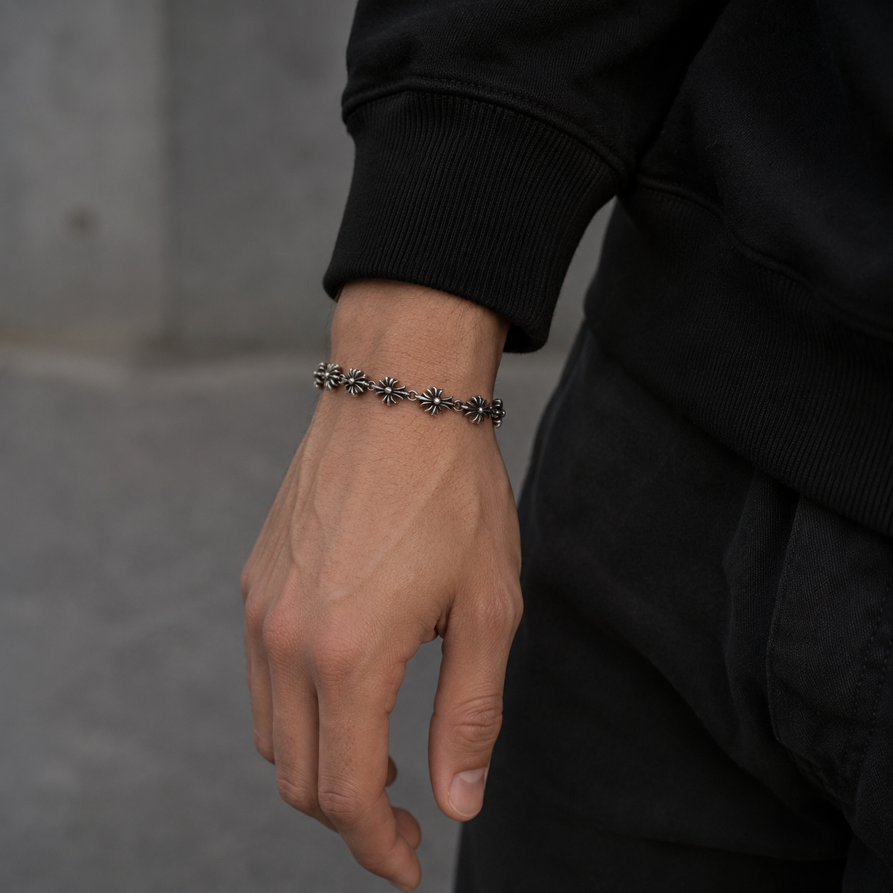 Wildflower Bracelet Silver - Men