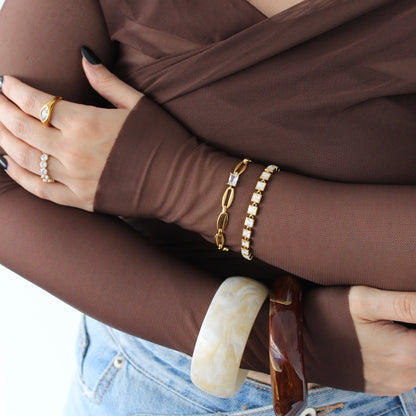 Ivory Mist Bangle