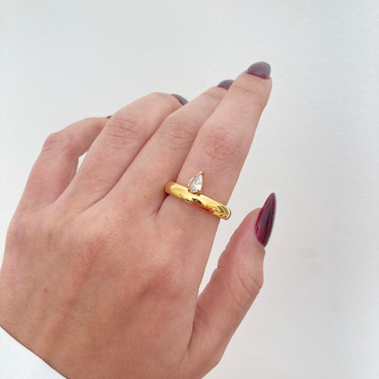 Drop Crown Ring