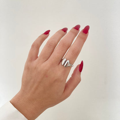 Silver Embrace Ring