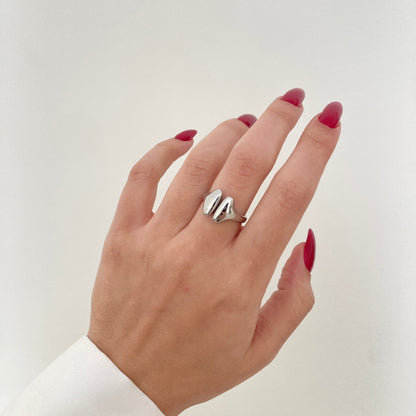 Silver Embrace Ring