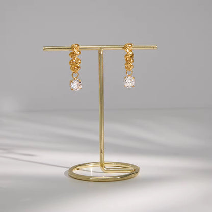 Golden Coil Earrings