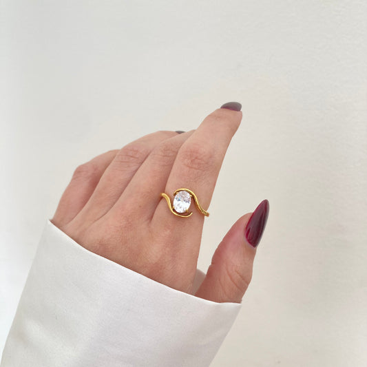 Stone & Vines Ring
