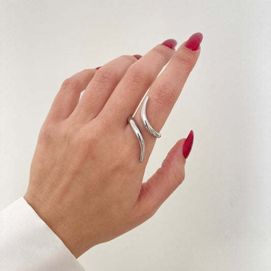 Silver Serpent Ring