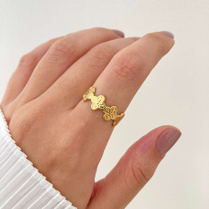 Clover Open Ring