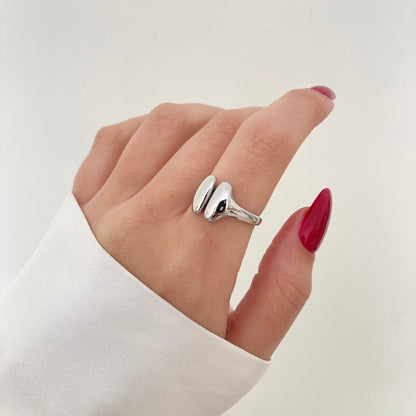 Silver Embrace Ring