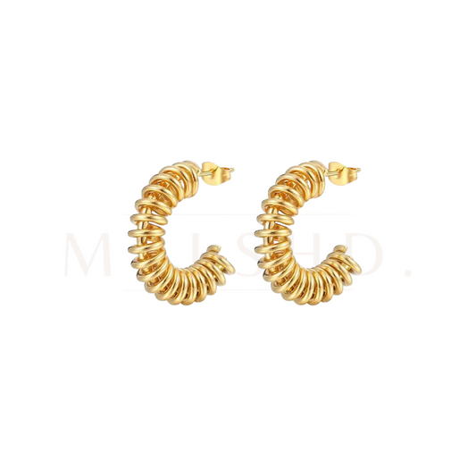 Spring Hoop Earrings