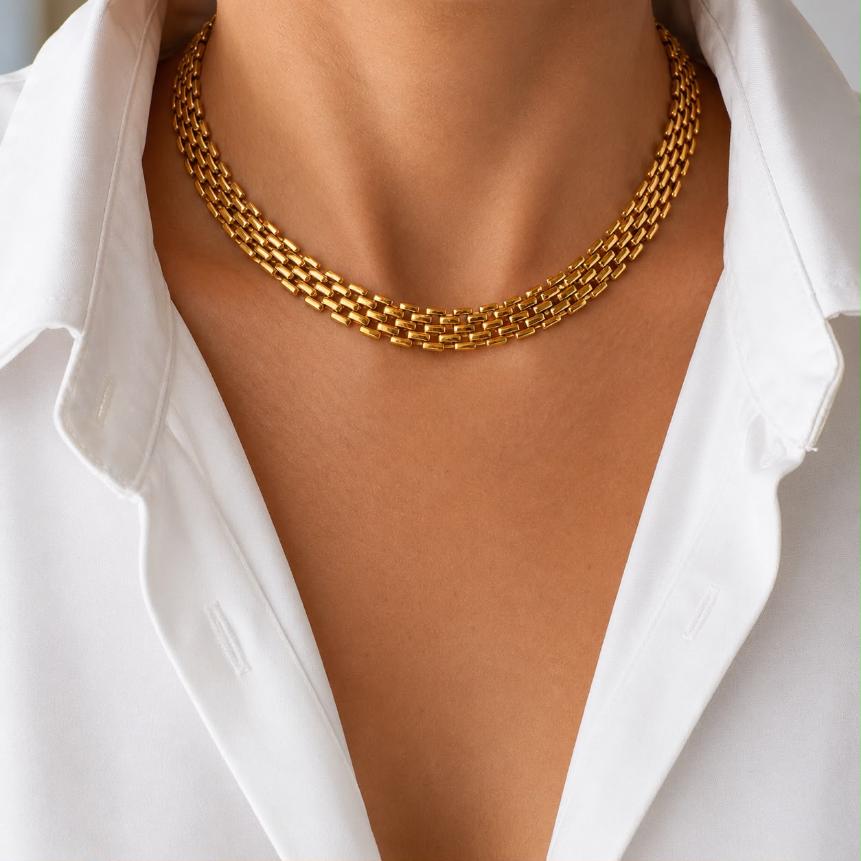 Golden Weave Choker