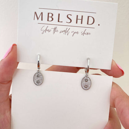Button Earrings